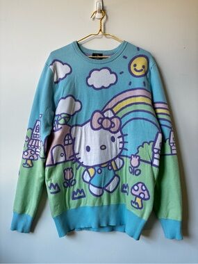 hello kitty pastel sanrio sweater
